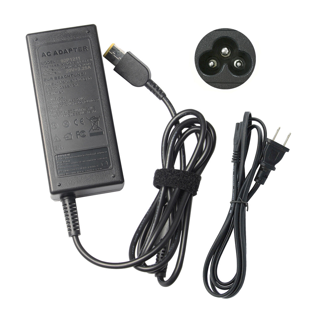 Caricatore 20V 3,25A 65W Compatibile Con Lenovo ADLX65NDC2A PA-1650-72 (USB - Foto 10