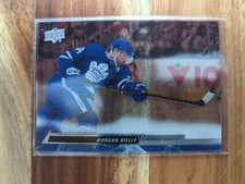 2022 23 Upper Deck Morgan Rielly Clear Cut Base #170 Maple Leafs!