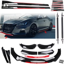 For Nissan Altima Front Rear Bumper Spoiler Body Kit Splitter Side Skirt K