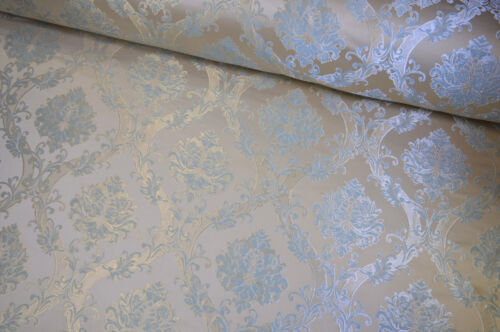 Tissu de meuble tissu de rembourrage produit au mètre poêle jacquard ornement baroque rang - Photo 1/6