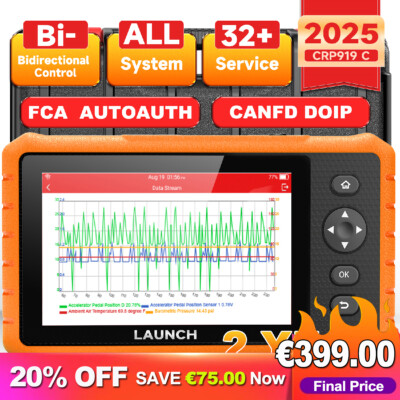 Launch CRP919C LITE Profi KFZ Diagnosegerät OBD2 Scanner Fehler Auslesegerät