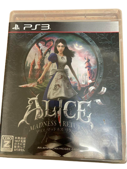 Sony PlayStation 3 PS3 Alice Madness Returns Japanese Edition Very