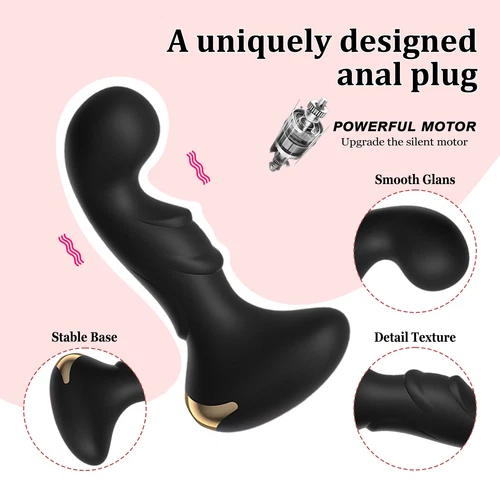 Male-Prostate-Massager-Stimulator-Vibrate-Anal-Butt-Plug-Vibrator-Sex-Toys-Men - Picture 12 of 24