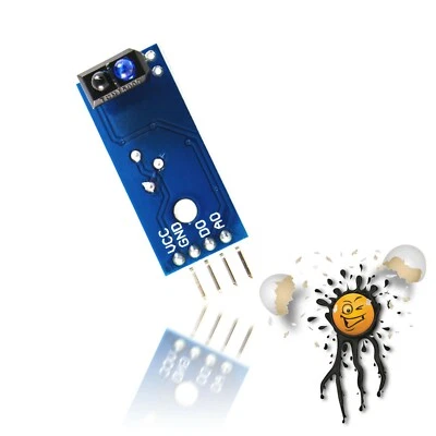 TCRT5000 Arduino IR reflektierende Lichtschranke Distanz Näherung Sensor - Bild 1 von 2
