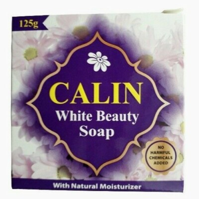 CALIN Natural Moisturizer White Beauty Soap Body & Face Cleaner Anti Bacterial 