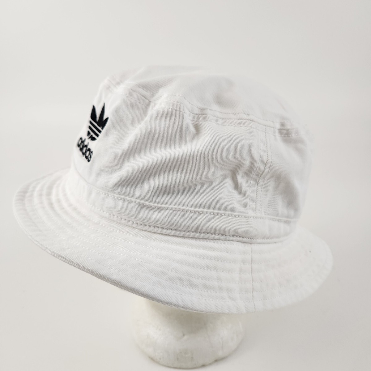 Adidas Originals White Bucket Hat OSFA One Size Essentials