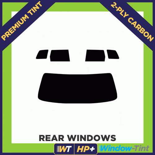 For Mitsubishi Outlander 2003-06 Carbon Pre Cut Window Tint 5% Limo 2-ply HP+ - Picture 2 of 10