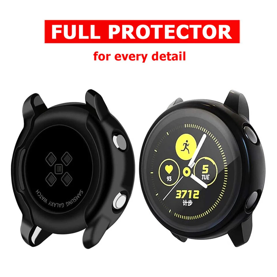 For Samsung Galaxy Watch 8 7 6 5 4 40/44 Full Case Glass Screen Protector Cover - Image 4 of 4