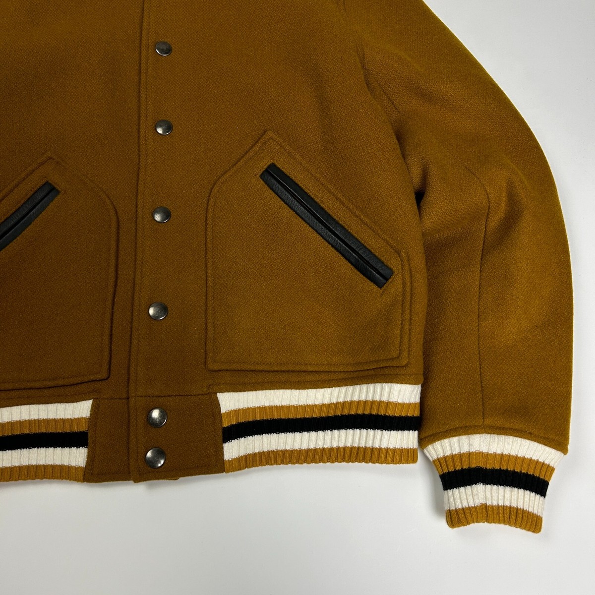 SANDRO PARIS WOOL VARSITY BOMBER JACKET | eBay