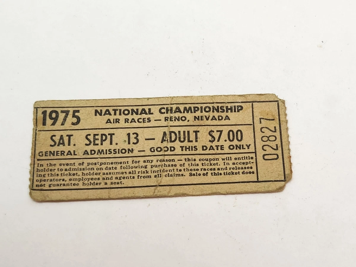 Original Vintage Sports Ticket Stubs for sale | eBay