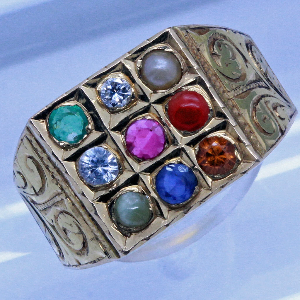 Navagraha ring deals stones