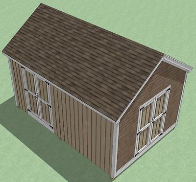 12x18 Shed Plans- How To Build Guide - Step By Step 