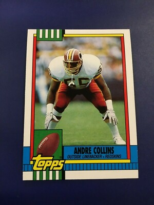 1990 Topps Traded # 120T ANDRE COLLINS Washington Redskins 2nd Round Draft Pick 