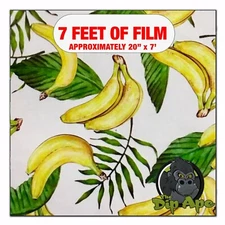Hydrographic film Bananas 7' x 20" hydro dip dipping