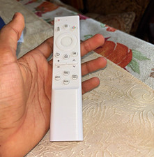 Samsung TV Plus White Wireless Remote w/ Netflix Prime Buttons