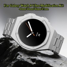 Stainless Steel Case Strap For Galaxy Watch Ultra 47mm 8 40mm/44mm Classic 46mm
