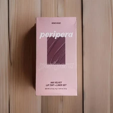 Peripera Ink Velvet Lip Tint and Liner Set High Pigment Color White Nude