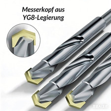 Professioneller Hochgeschwindigkeits Stahl Hartmetall Spiralbohrer für Mauerwerk