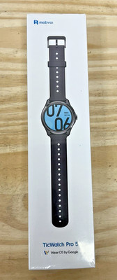 TicWatch Pro 5 WearOS by Google Obsidian *NEW SEALED*