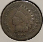 Indian Head Cent - 1887