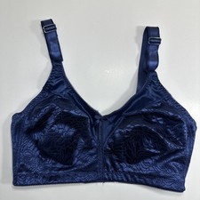 Bali Women's Double Support Spa Closure Wirefree Bra DF3372 In The Navy 34DD