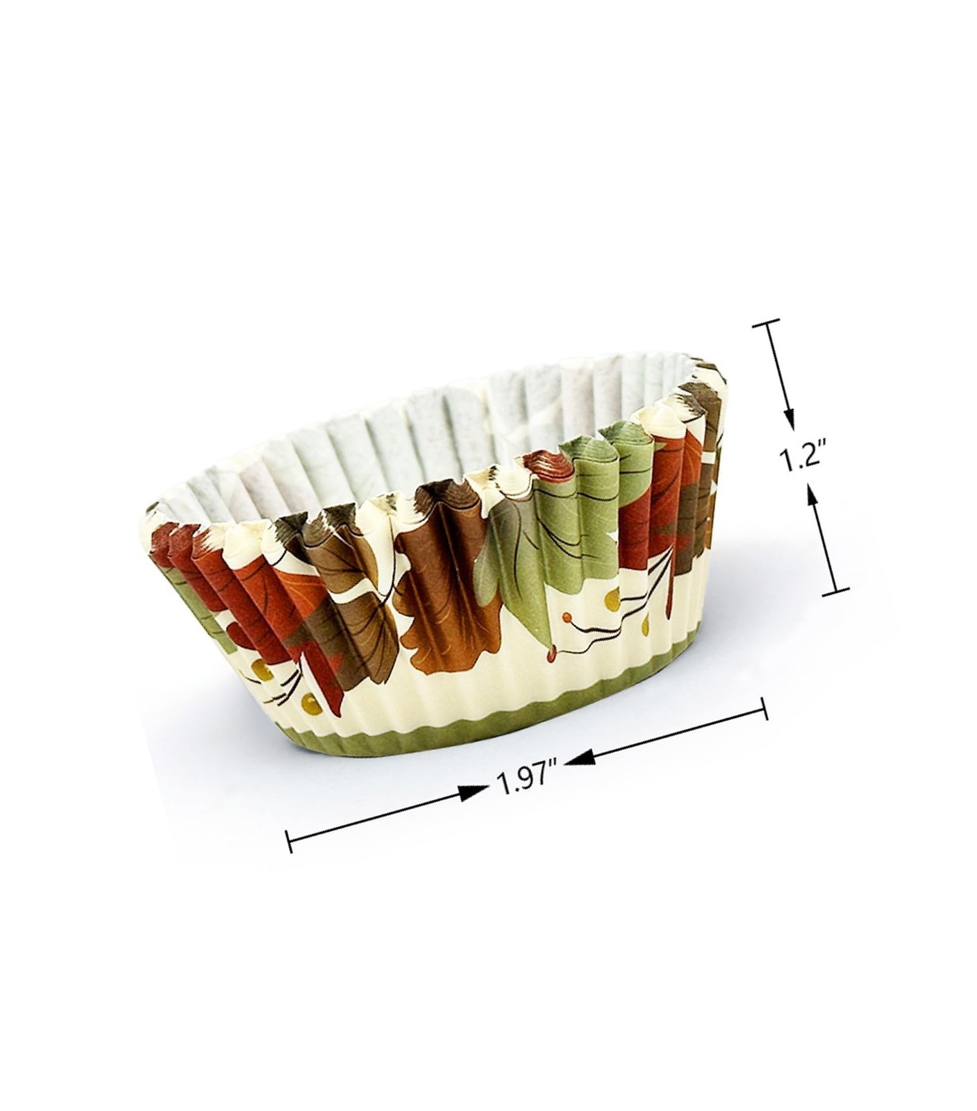 qiqee Thanksgiving Day Standard Cupcake Liners 300-Count Food Grade Gradient ...