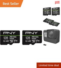 128GB PRO Elite Prime U3 V30 A2 microSDXC   Read 200MB/s, 2-Pack for 4K UHD