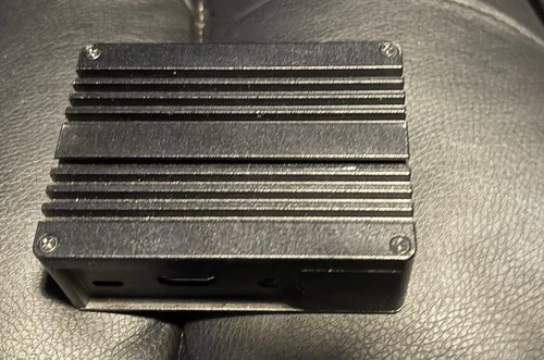 Black Metal Enclosure Protective Industrial Case For Raspberry Pi3b or 4