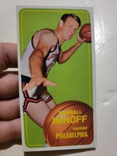 1970 Topps Tallboy NBA Basketball #57 Darrall Imhoff Philadelphia 76ers