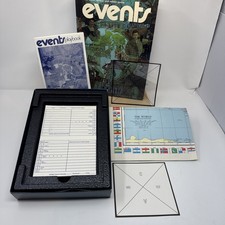 EVENTS The What, Where and When bookshelf board game by