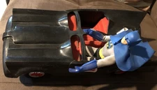 Pre-owned 1974 Mego Batmobile With Wear Plus Bonus Mego-inspired Batman Figure