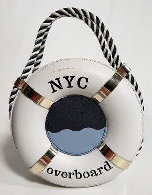 Kate Spade New York NYC Overboard Expand Your Horizons 3D Life Preserver Purse