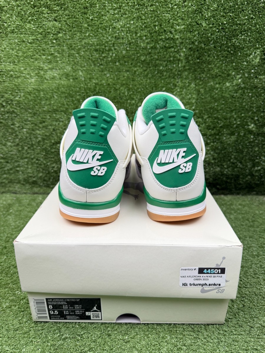 Size 8 - Jordan 4 Retro SP x Nike SB Mid Pine Green DS NEW | eBay