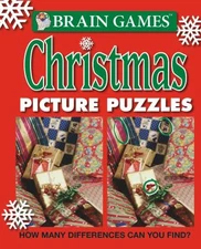 Brain Games - Picture Puzzles: Christmas: How Many Differences Can You Find?