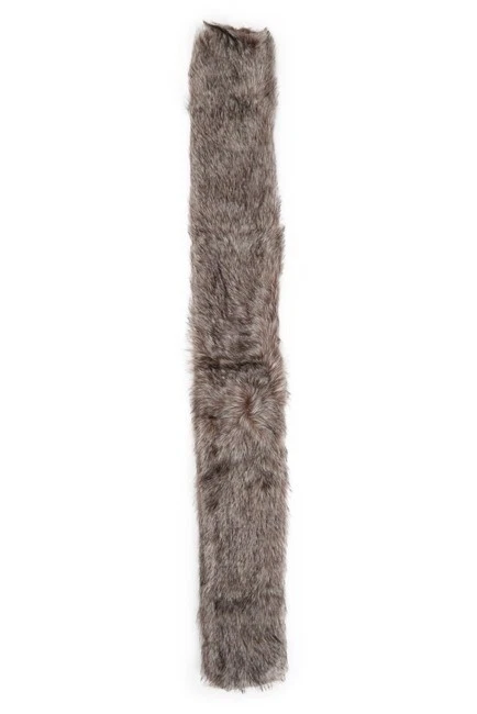 Halogen 165835 Women's Grey Cambo Faux Fox Fur Stole - Imagem 2 de 3