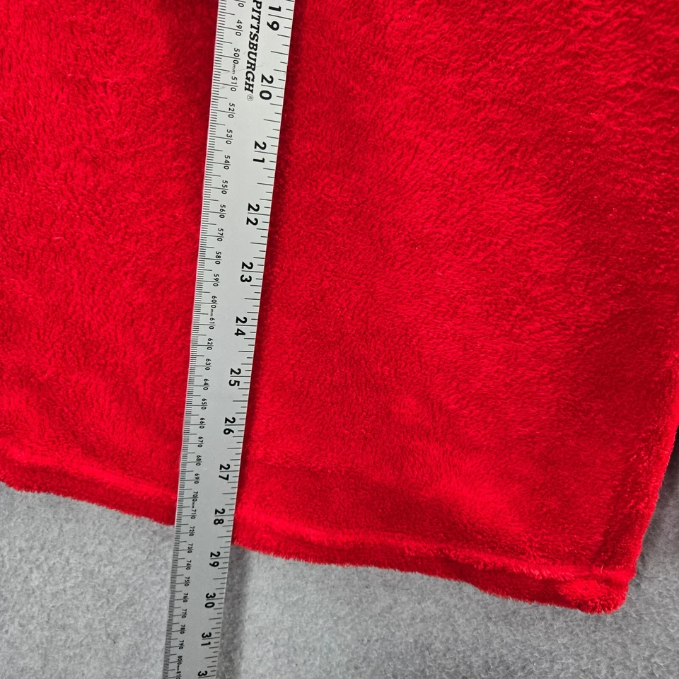 Ropa de dormir para mujer Hello Kitty 2X suéter polar rojo cuello en V suéter bordado Foto 4 de 4