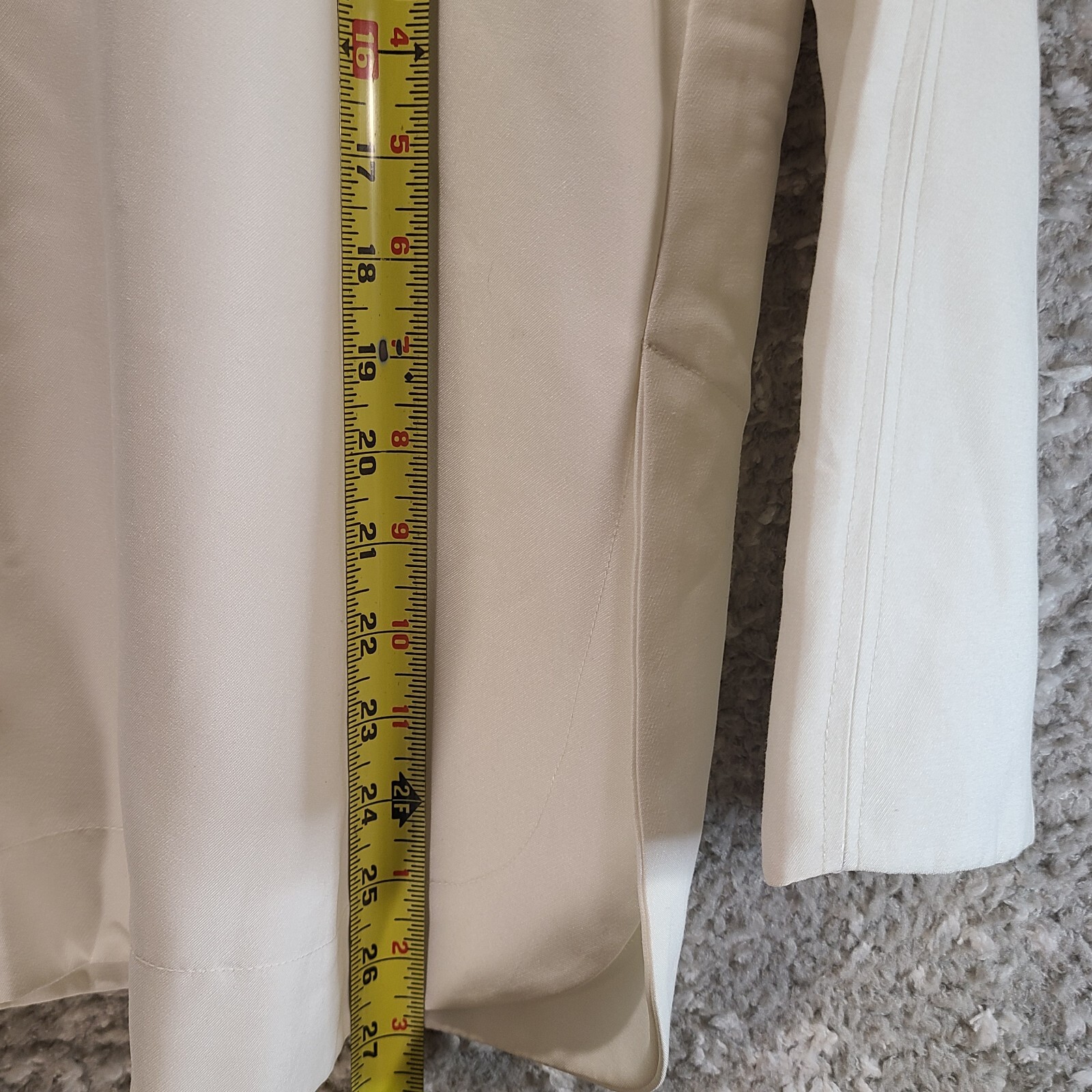 Gretchen Scott One Button White Jacket Polyester … - image 4