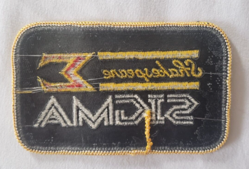 Shakespeare Sigma Embroidered Rods Reels Fishing Patch New Old - Picture 2 of 3