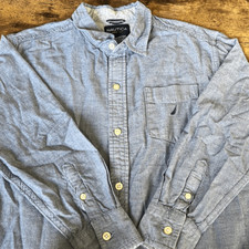 Nautica button-down, long sleeve dress shirt
