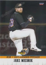 2021 Akron RubberDucks Jake Miednik RC Rookie Cleveland Indians Jewish