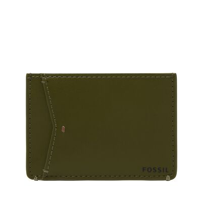 Herren Kreditkartenetui FOSSIL JOSHUA ML4461376 Kaktus Vegan Grün