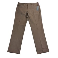 Tommy Hilfiger Hombres TH Flex Finn Calce Moderno Sarga Pantalones Marrón Tabaco 38x32