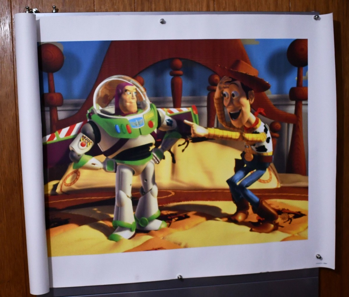 Disney Pixar Toy Story Poster Marked CDMO51 Buzz Light Year