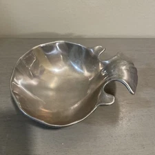 Wilton Pewter Mt. Joy PA Fish Shaped Trinket Hors D'oeuvre Dish