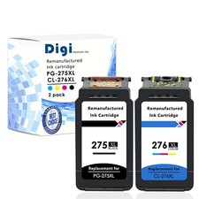 Generic PG-275 XL CL-276 XL Ink Cartridge For Canon TS3520 TS3522 TR4720 w/chip