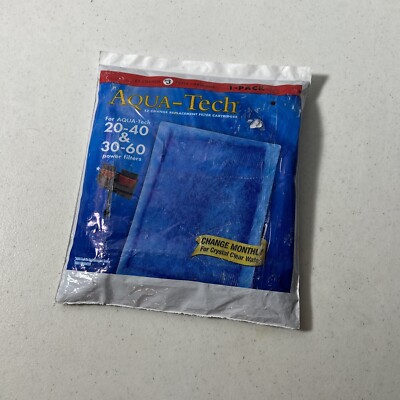 Aqua-Tech EZ-Change No.3 1 Pack Aquarium Filter Cartridge for 20 to 60 Power NEW