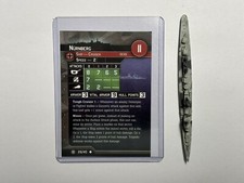 Nurnberg Axis Allies War At Sea Condition Zebra 26/40 German Uncommon Cruiser