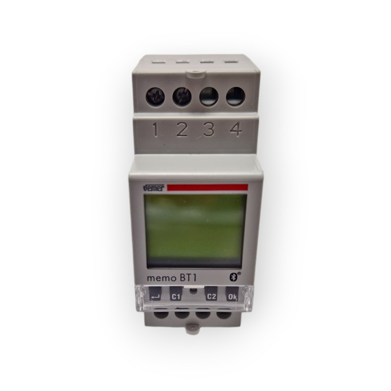 VEMER ASTRONOMIC DIGITAL CLOCK SWITCH 1C MEMO BT1 VE767600 BLUETOOTH 2M