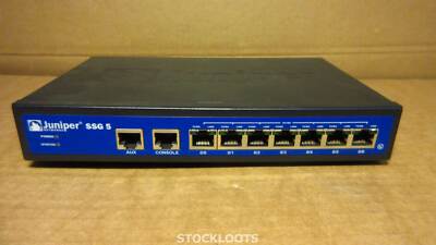 Juniper Networks SSG-5-SB VPN Firewall 7-Port Security Appliance Router EXCL PSU