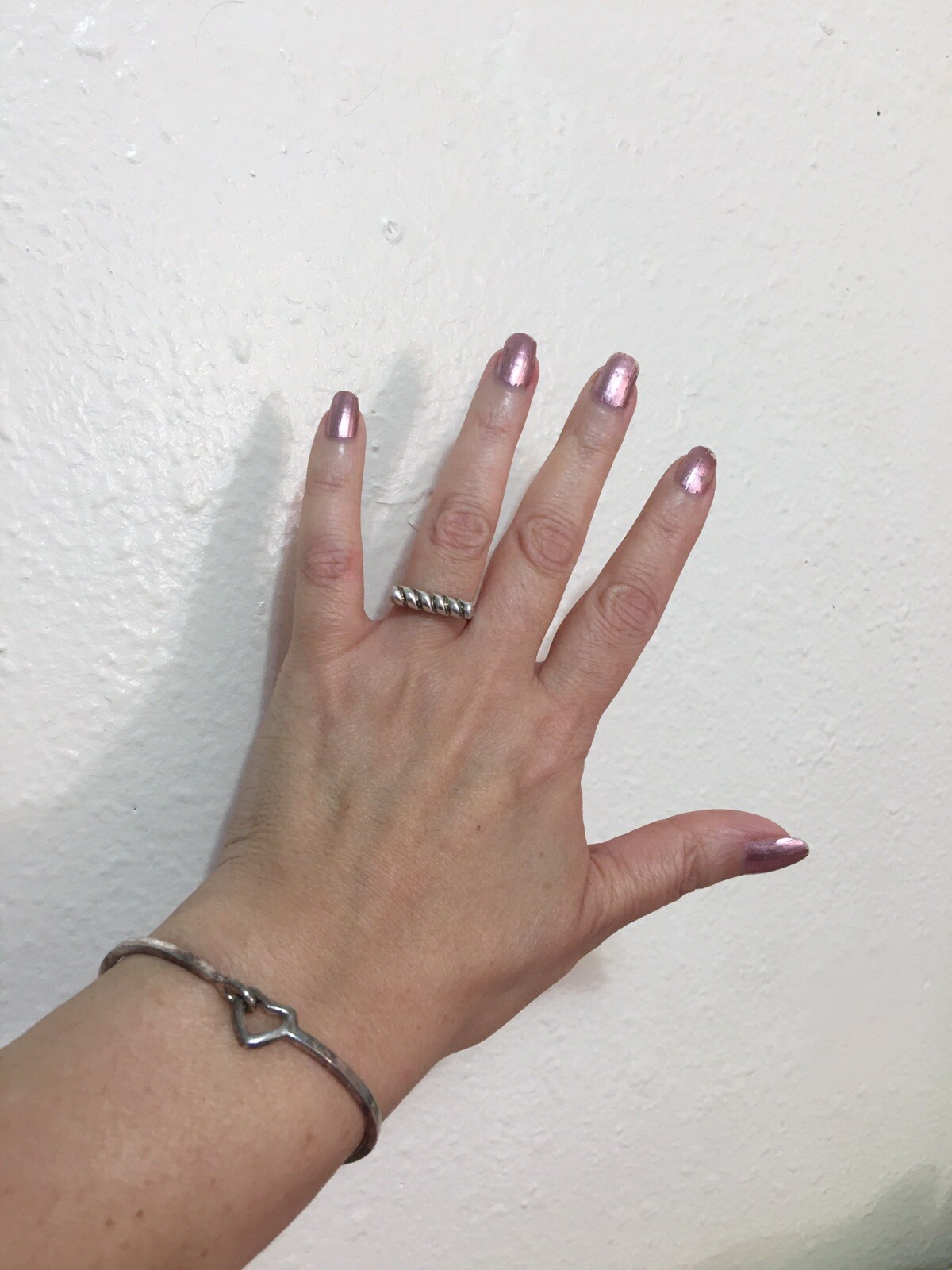 925 Solid Sterling Silver Unique Twisted Bar Ring… - image 16